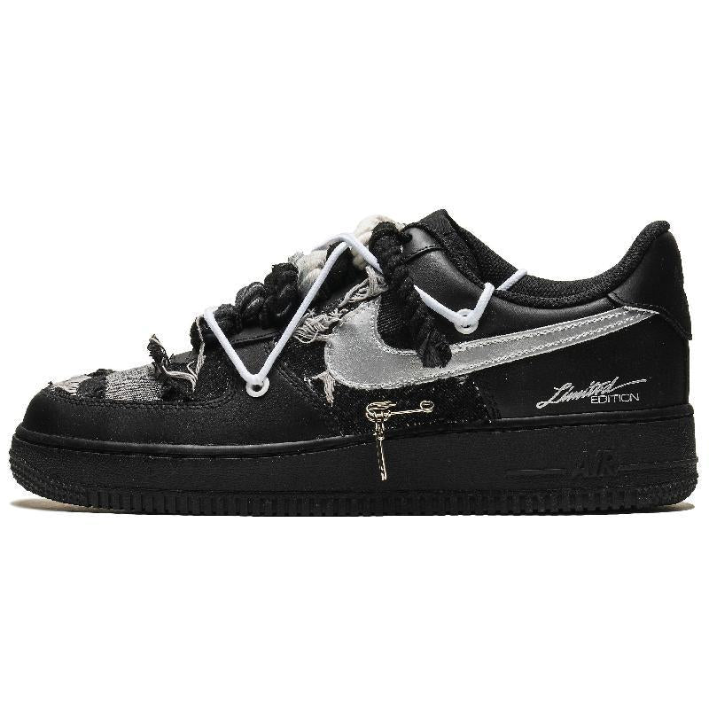 [Custom Those who bind dreams act]  Air Force 1 Skateboarding Shoes Men Low-top Black