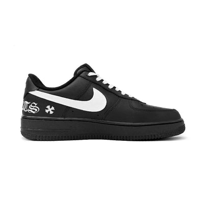 [Custom The male version of "Legend of the Night" is in black and white]  Air Force 1 Skateboard Shoes Unisex Low-Top White