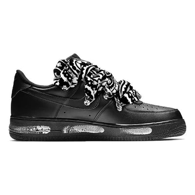 [Custom The male cashew flower is black and white]  Air Force 1 Low Skateboarding Shoes Men