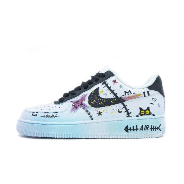 [Custom The male cat's heart is stirring]  Air Force 1 Skateboarding Shoes Men
