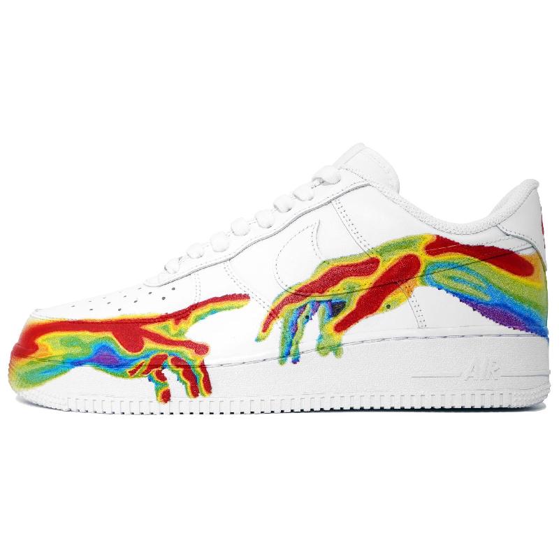 [Custom Thermal sensing effect]  Air Force 1 Skateboarding Shoes Men Low-top Multicolor