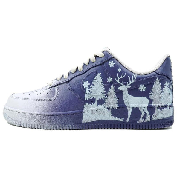 [Custom Snow elk]  Air Force 1 Low Skateboarding Shoes Men