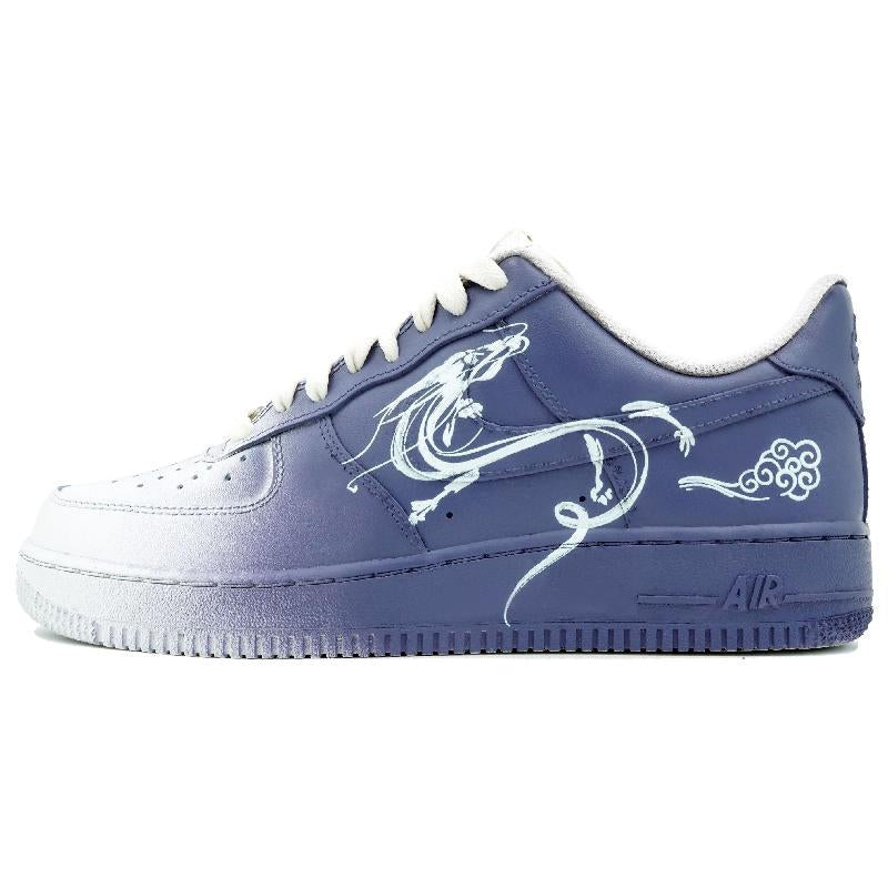 [Custom The flying dragon is in the sky]  Air Force 1 Skateboarding Shoes Unisex