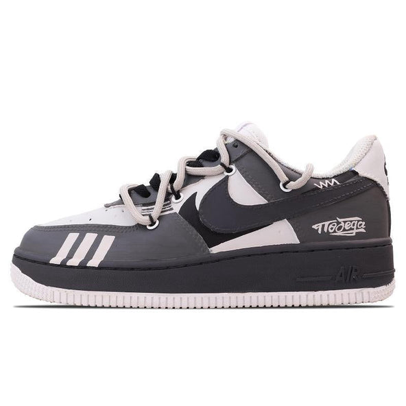 [Custom The expansion of the universe for men]  Air Force 1 Skateboarding Shoes Men Low-top White