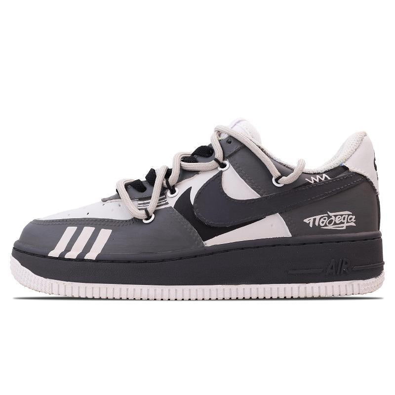 [Custom The expansion of the universe for men]  Air Force 1 Skateboarding Shoes Men Low-top White