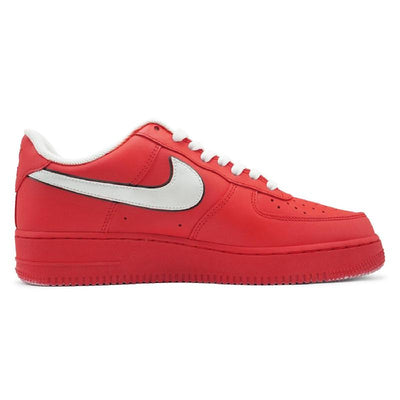 [Custom The pure and passionate charm of men and women]  Air Force 1 Skateboard Shoes Unisex Low-Top Red/White