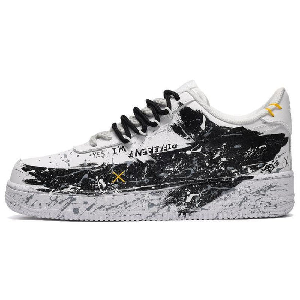 [Custom The male style has black and white arrows]  Air Force 1 Skateboarding Shoes Men