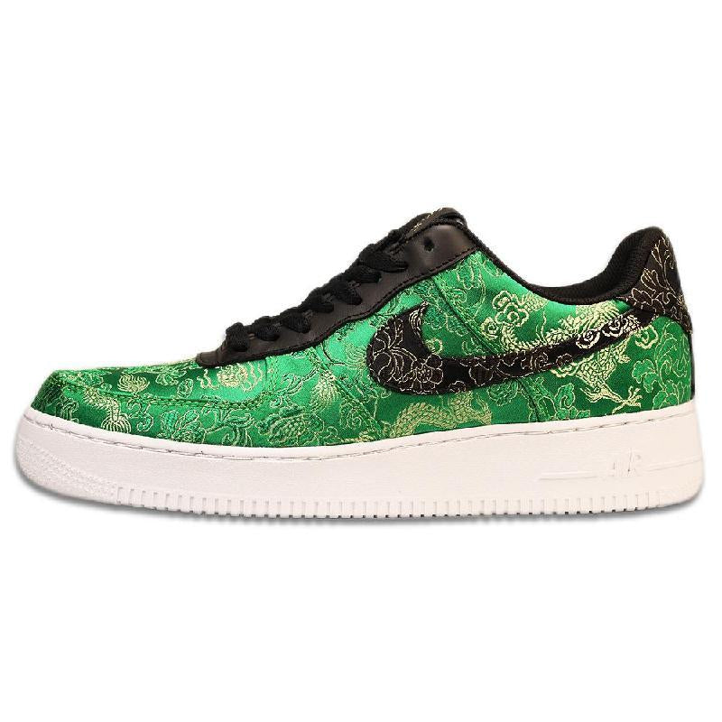 [Custom Transformation - Green Jade and Blue Dragon]  Air Force 1 Skateboarding Shoes Men