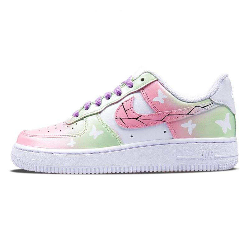 [Custom The male version of Demon Slayer: Butterfly Ninja]  Air Force 1 Low Skateboarding Shoes Men