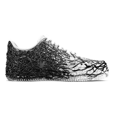 [Custom The male version of the darkened Venom]  Air Force 1 Skateboarding Shoes Men