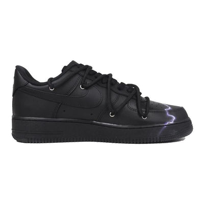 [Custom Spray-painted women's style with a lightning theme]  Air Force 1 Skateboarding Shoes Women's