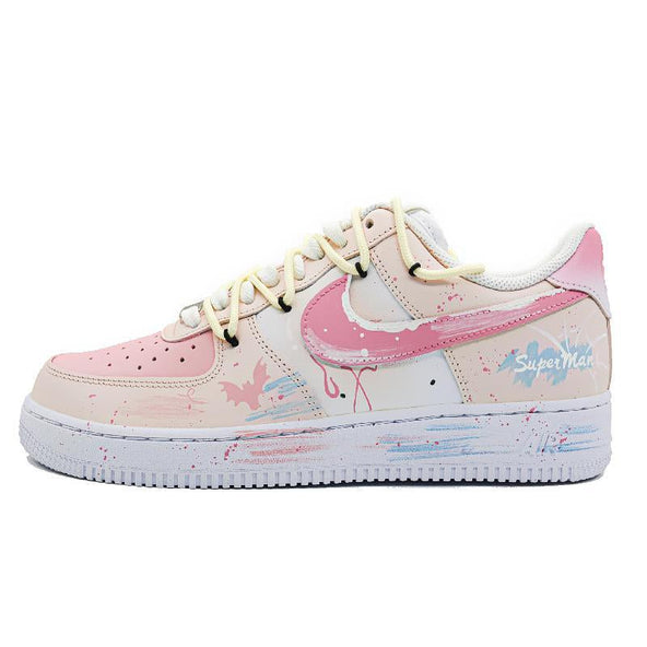 [Custom The female style travels through time and space]  Air Force 1 Skateboarding Shoes Women's