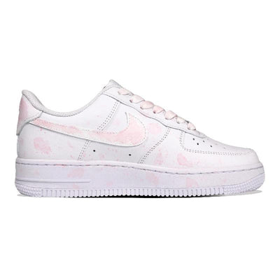 [Custom Sweet Dream]  Air Force 1 Skateboarding Shoes Women's Low-top White/Pink