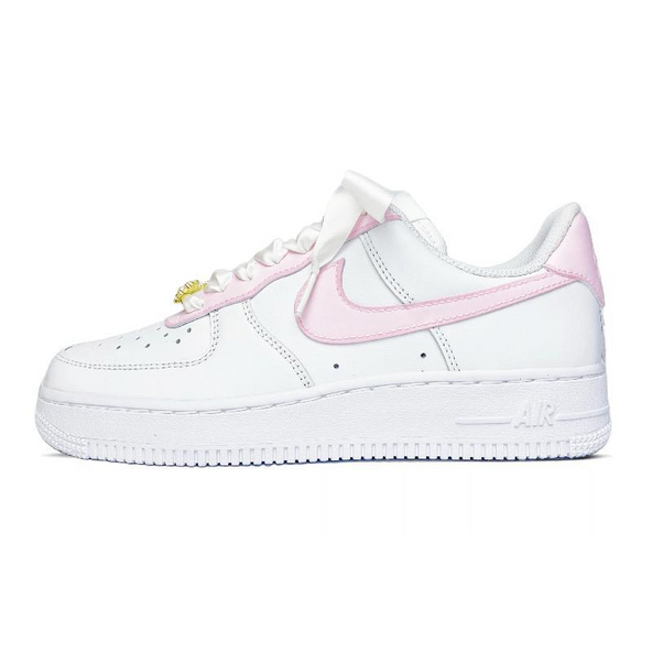[Custom Spring cherry blossoms paired with pearls]  Air Force 1 Skateboarding Shoes Women's