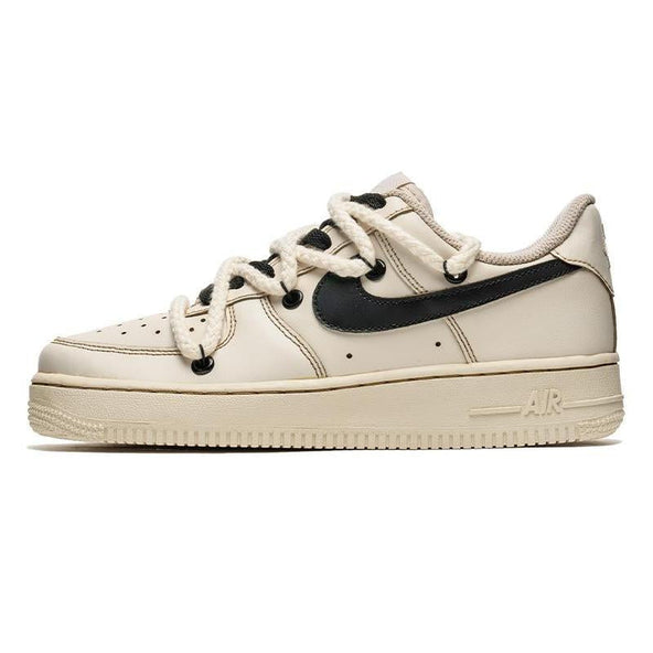 [Custom Women's coffee brown]  Air Force 1 Skateboarding Shoes Women's