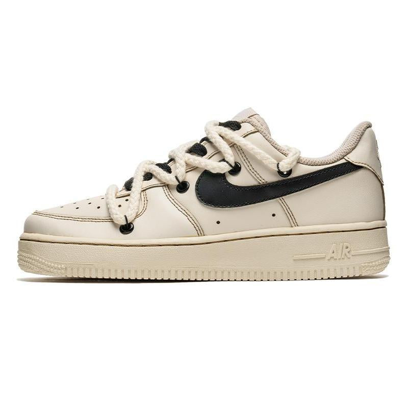 [Custom Women's coffee brown]  Air Force 1 Skateboarding Shoes Women's