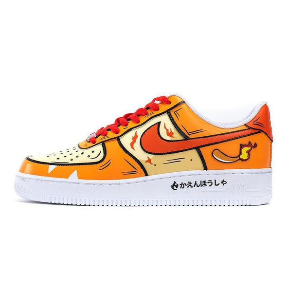 [Custom The female version of the little fire dragon is orange-yellow]  Air Force 1 Skateboarding Shoes Women's