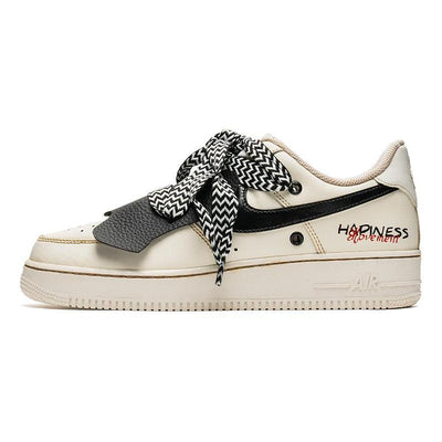 [Custom Women's happy coffee dyed]  Air Force 1 Skateboarding Shoes Women's