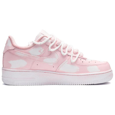 [Custom Women's scratch-off card with white powder]  Air Force 1 Skateboarding Shoes Women's