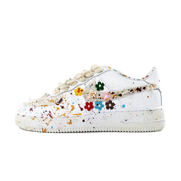 [Custom Valentine's Day sticker flowers]  Air Force 1 Skateboarding Shoes Women's