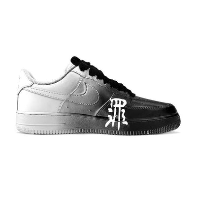 [Custom The female version of Dark Seven Deadly SINS BUG Black and White]  Air Force 1 Skateboarding Shoes Women's Low-top Black/white