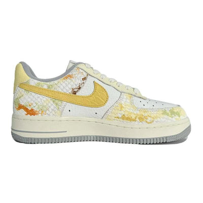 [Custom The Autumnal Equinox]  Air Force 1 Skateboard Shoes Women's Low-Top Yellow