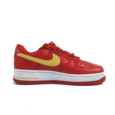 [Custom Xilong]  Air Force 1 Skateboard Shoes Unisex Low-Top Gold