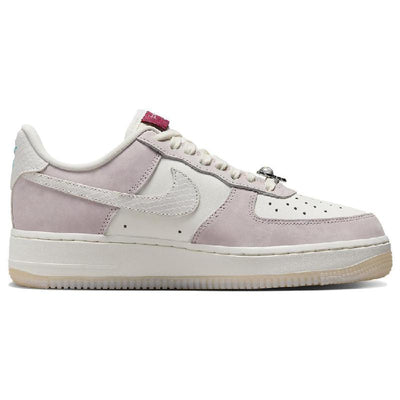 [Custom Wish Fireworks]  Air Force 1 Skateboarding Shoes Unisex Low-top Pink/white Unisex