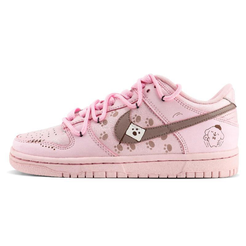 [Custom Little Pudding Dog]  Dunk Skateboarding Shoes Women's