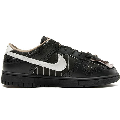 [Custom The Suit-suit thug]  Dunk Skateboarding Shoes Unisex Low-top Black