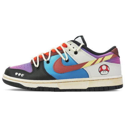 [Custom Super Mario Mandarin Duck]  Dunk Skateboarding Shoes Men