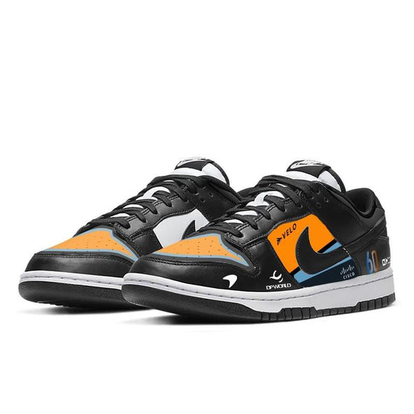 [Custom Super Racing Car]  Dunk Skateboarding Shoes Unisex Low-top Gray