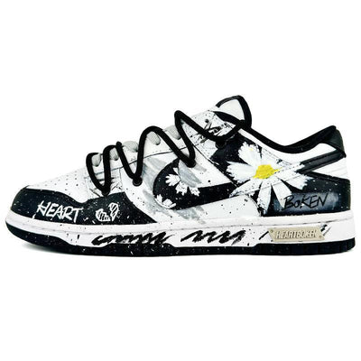 [Custom Little Daisy Manuscript]  Dunk Skateboarding Shoes Men