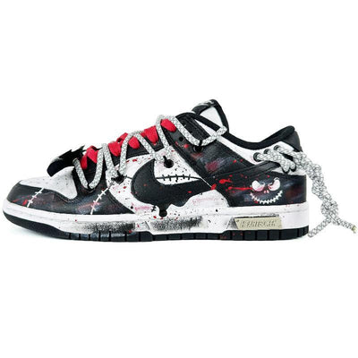 [Custom Devil's Wings]  Dunk Skateboarding Shoes Unisex