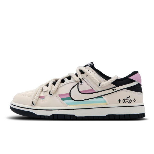 [Custom Men's pure milk Bobo]  Dunk Skateboarding Shoes Men