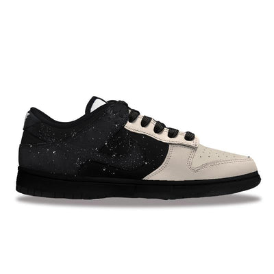 [Custom Men's Saturn]  Dunk Skateboarding Shoes Men Low-top Black Beige