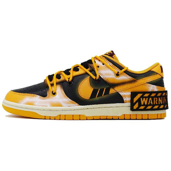 [Custom Yellow alert]  Dunk Skateboarding Shoes Men