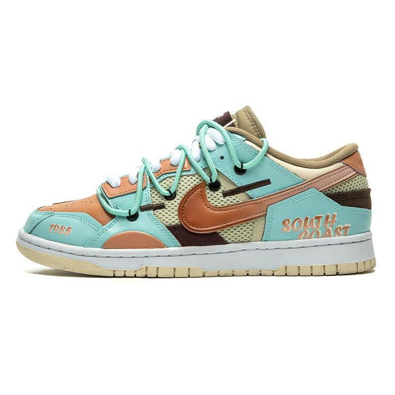 [Custom Men's South Coast]  Dunk Skateboarding Shoes Men Low-top Taupe