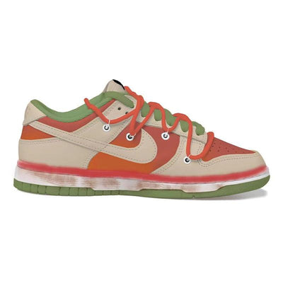 [Custom Pepper Boy]  Dunk Skateboarding Shoes Men Low-top Red/brown/green