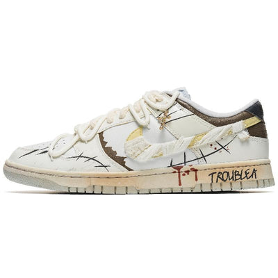 [Custom The Mummy of Halloween]  Dunk Skateboarding Shoes Men