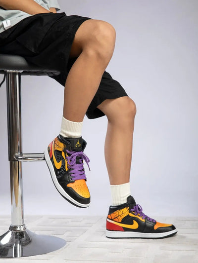 [Custom Halloween Night Fright] Air Jordan 1 High Top Unisex Skateboarding Shoes