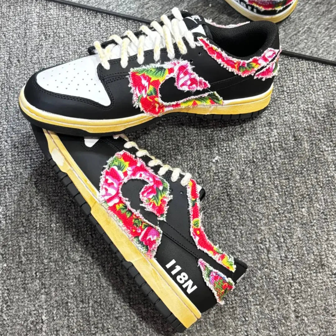 [Custom Northeast Magnolia]  Dunk Skateboarding Shoes Unisex