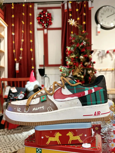 [Customized Winter Prelude] Air Force 1 Low-top Shoes Unisex Christmas Collection
