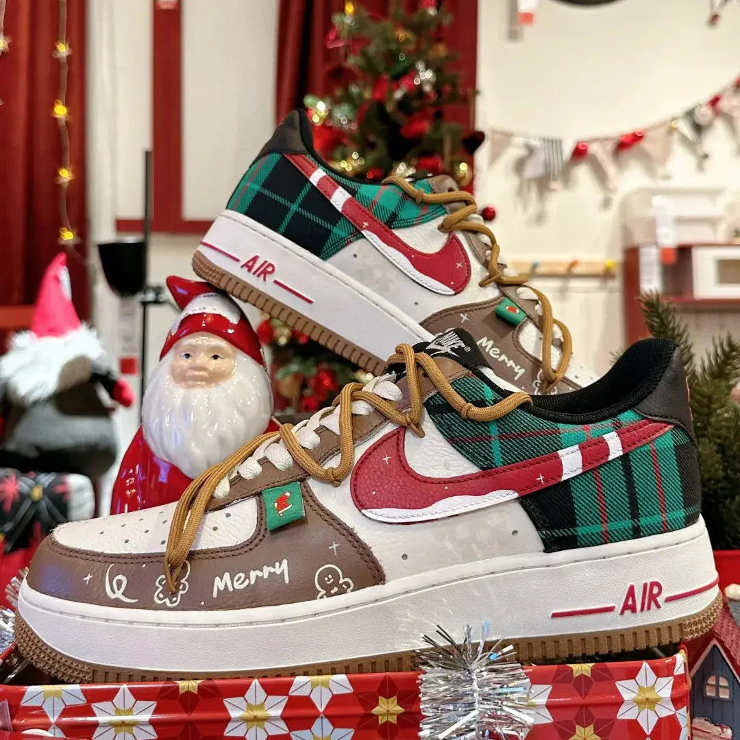 [Customized Winter Prelude] Air Force 1 Low-top Shoes Unisex Christmas Collection
