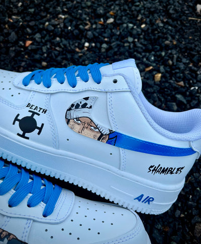 [Custom Trafalgar Law] Air Force 1 Skateboarding Shoes Unisex