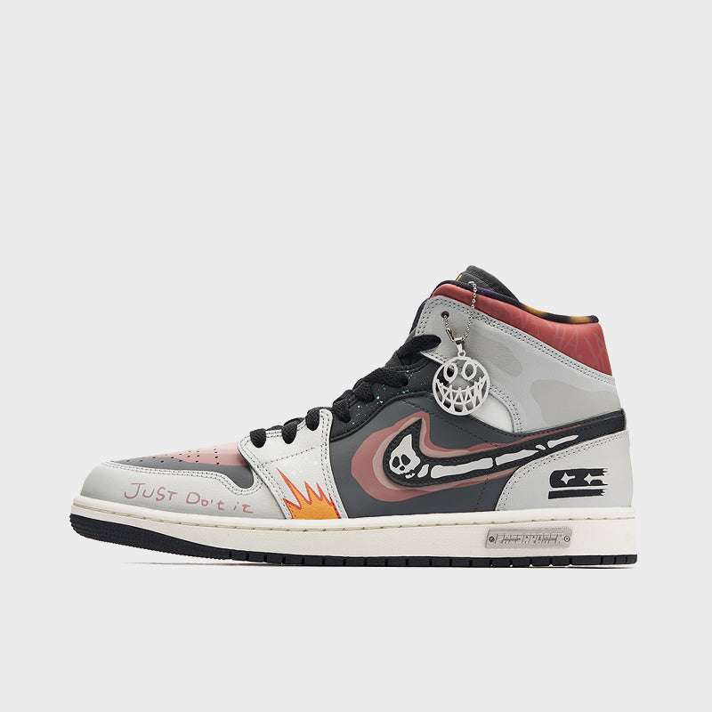 Skeleton Boy - Men's Jordan 1 Mid Custom