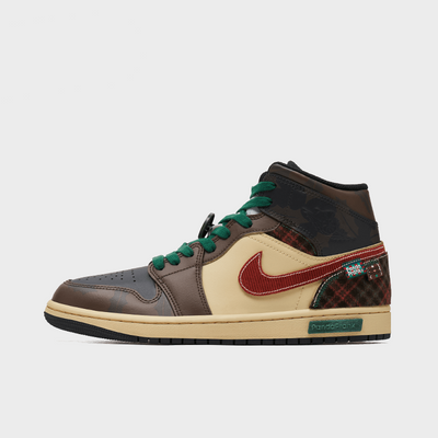 Winter Holly - Men's Jordan 1 Mid Custom