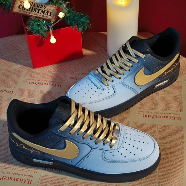 [Customized Northern Landscapes] Air Force 1 Low-top Shoes Unisex Christmas Collection