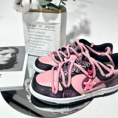 [Custom Sensenberry]  Dunk Skateboarding Shoes Women's