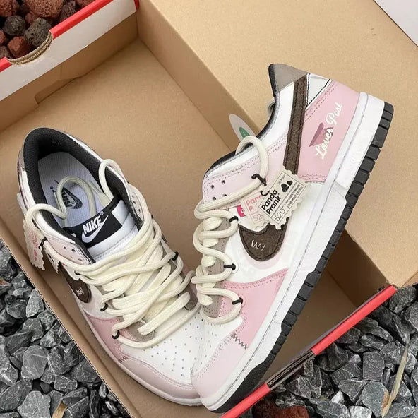 [Custom Women's Heart-shaped]  Dunk Skateboarding Shoes Women's